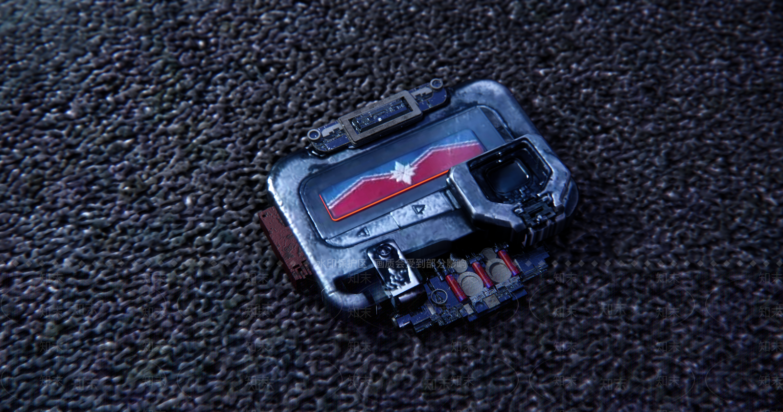 惊奇队长bb机su模型下载【id:834479903】