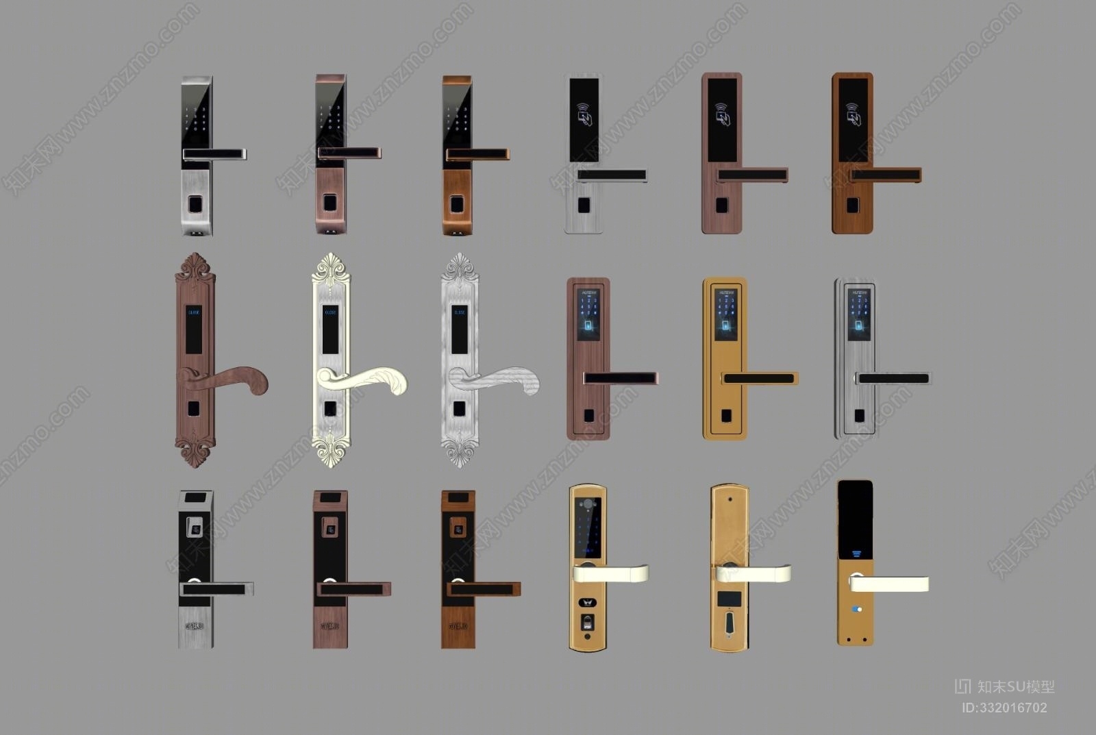 五金件摆设SU模型下载【ID:332016702】