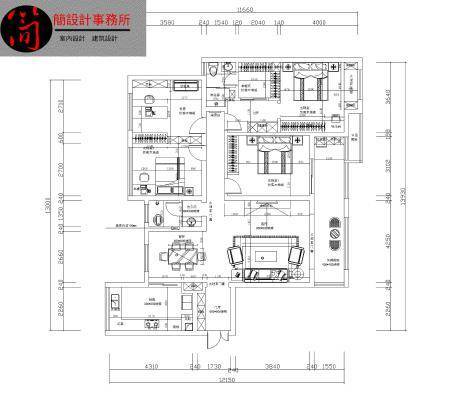 新中式家居施工图施工图下载【ID:518149515】