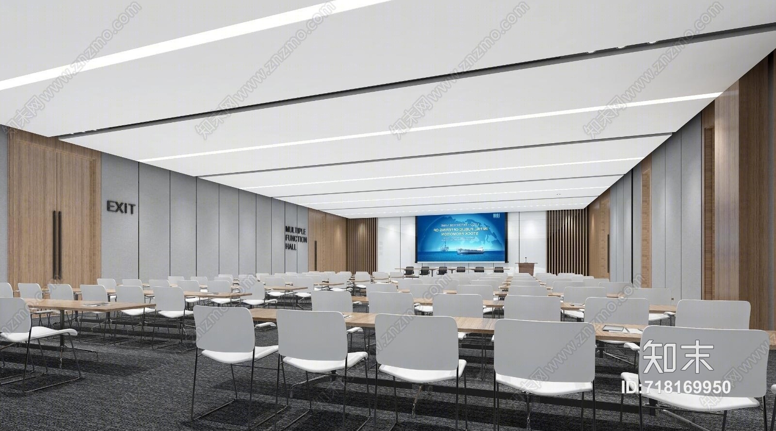 会议室3D模型精品下载_3dmax模型_知末网
