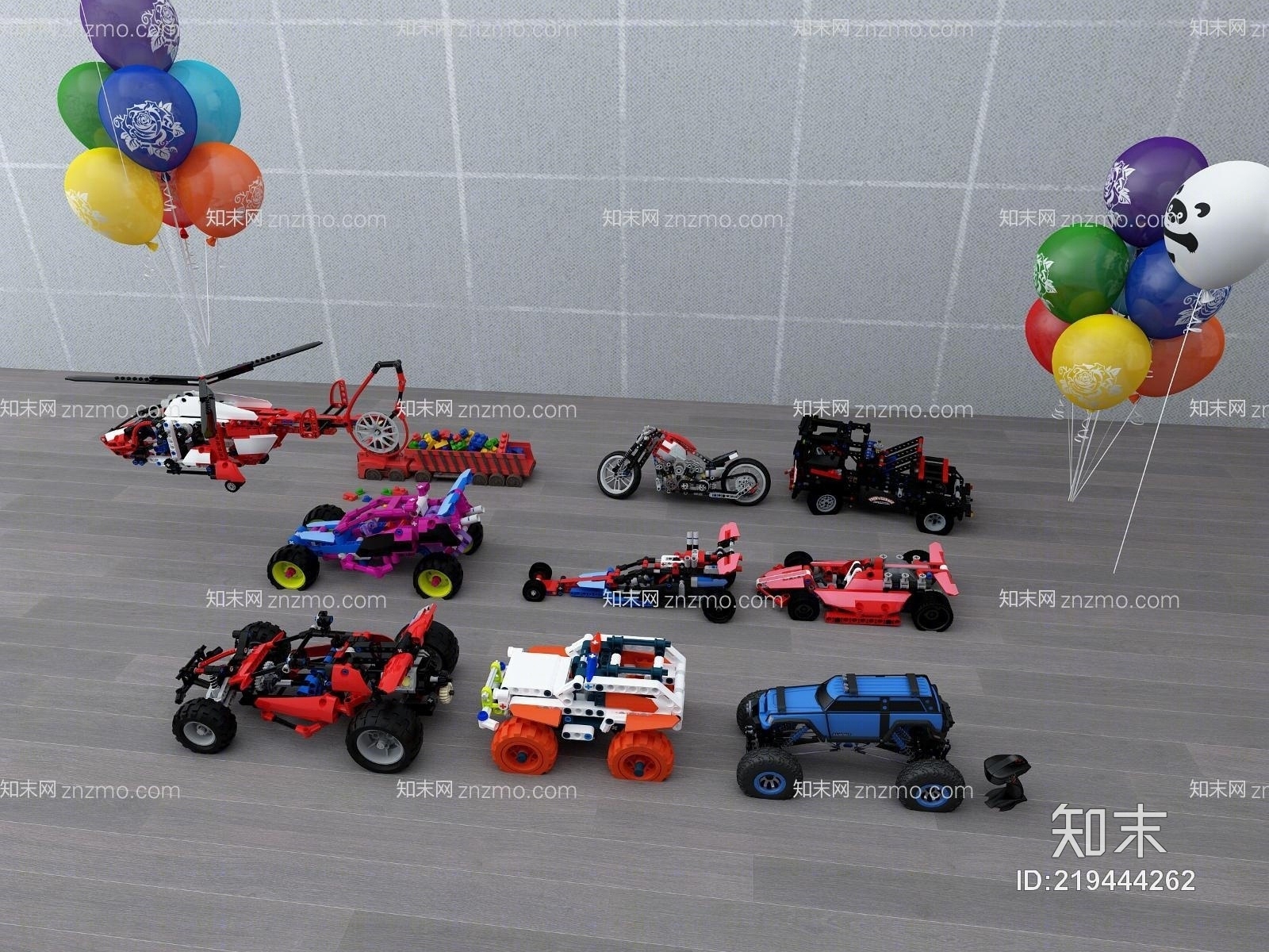 汽车乐高模型玩具3D模型下载【ID:219444262】