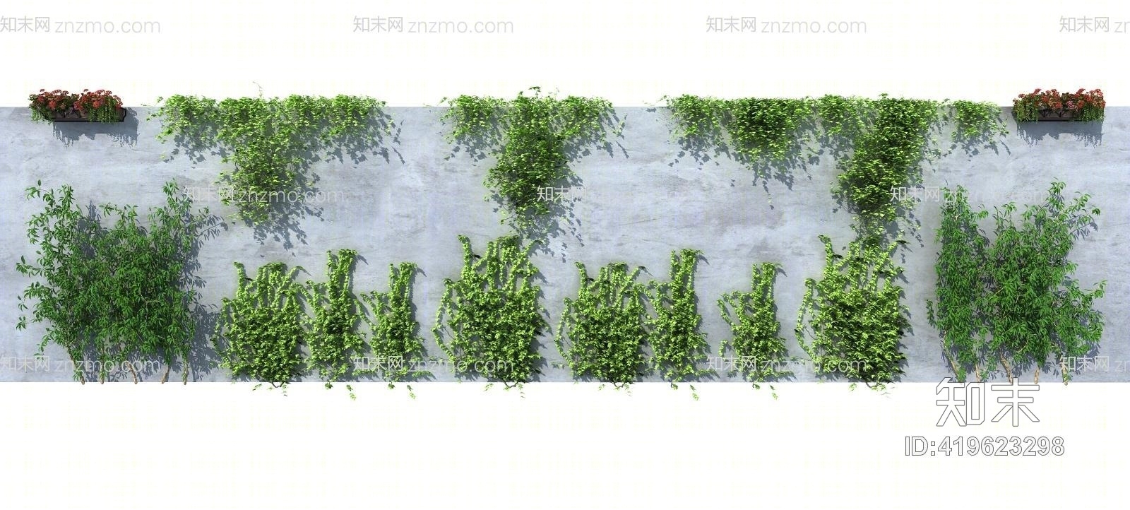 现代藤蔓3D模型下载【ID:419623298】
