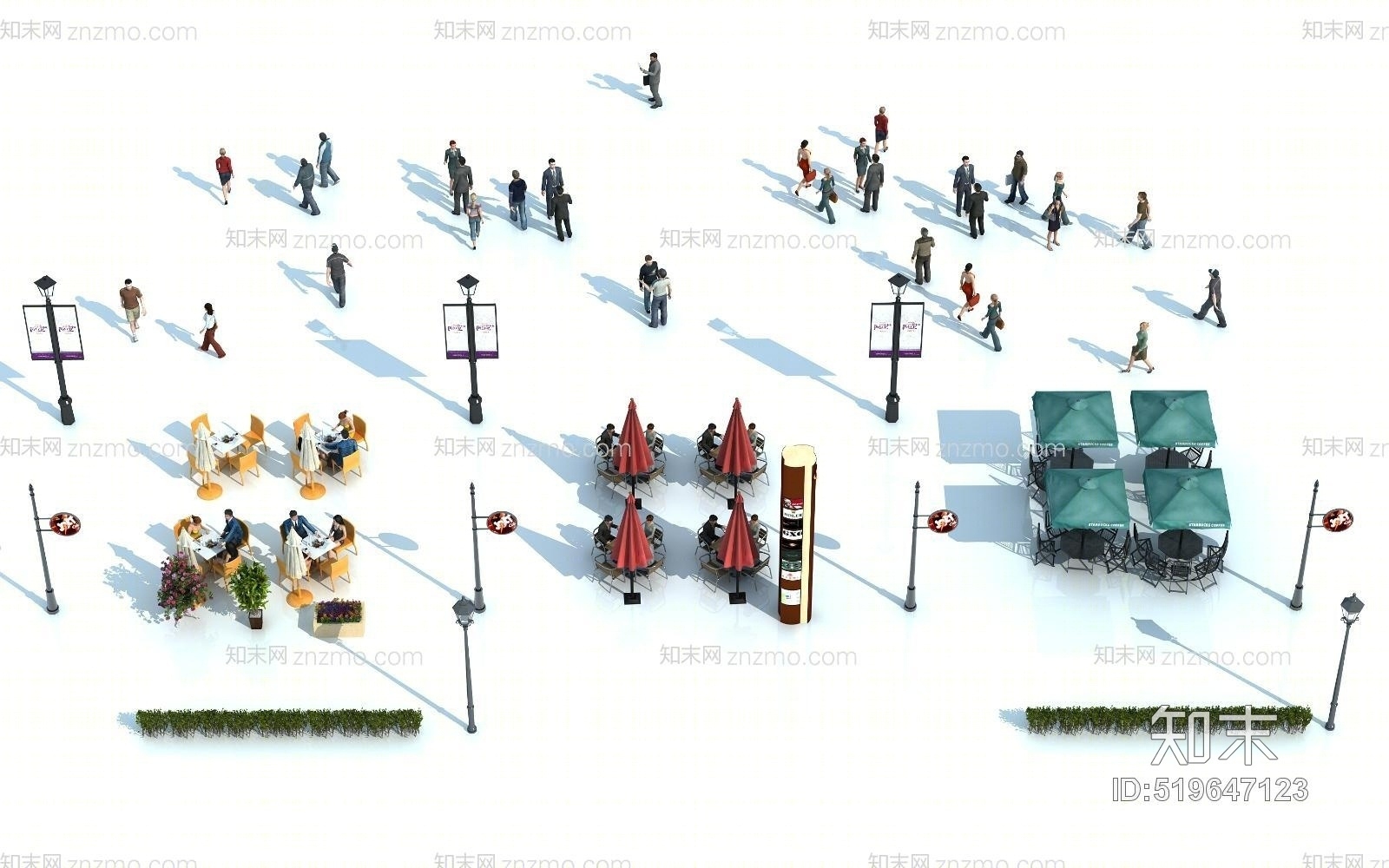 商业小品3D模型下载【ID:519647123】