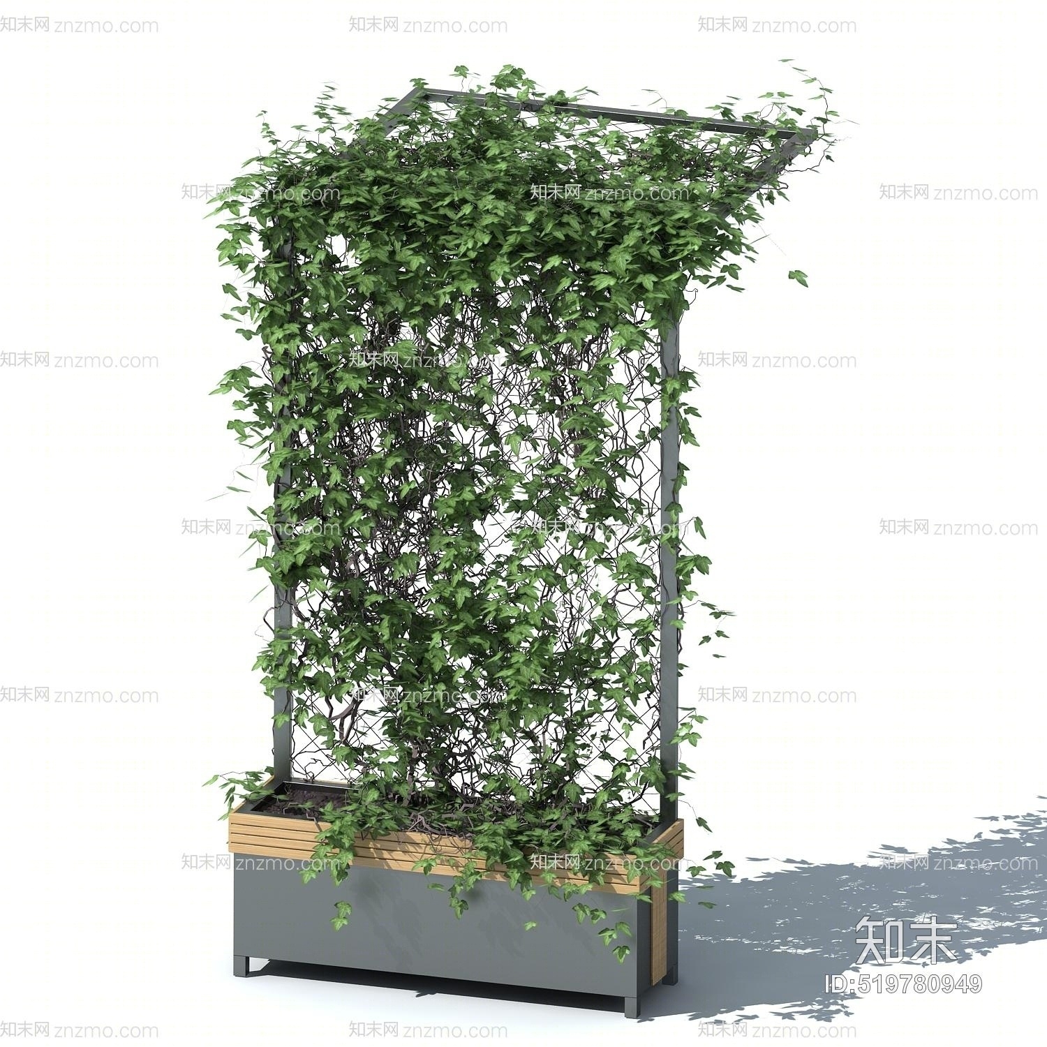 廊架3D模型下载【ID:519780949】