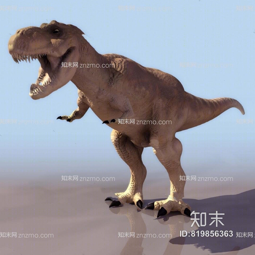 现代恐龙3D模型下载【ID:819856363】