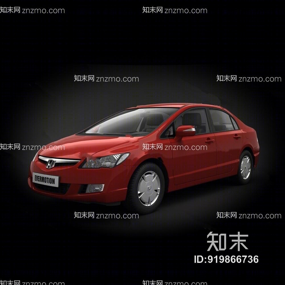 现代汽车小轿车模型3D模型下载【ID:919866736】