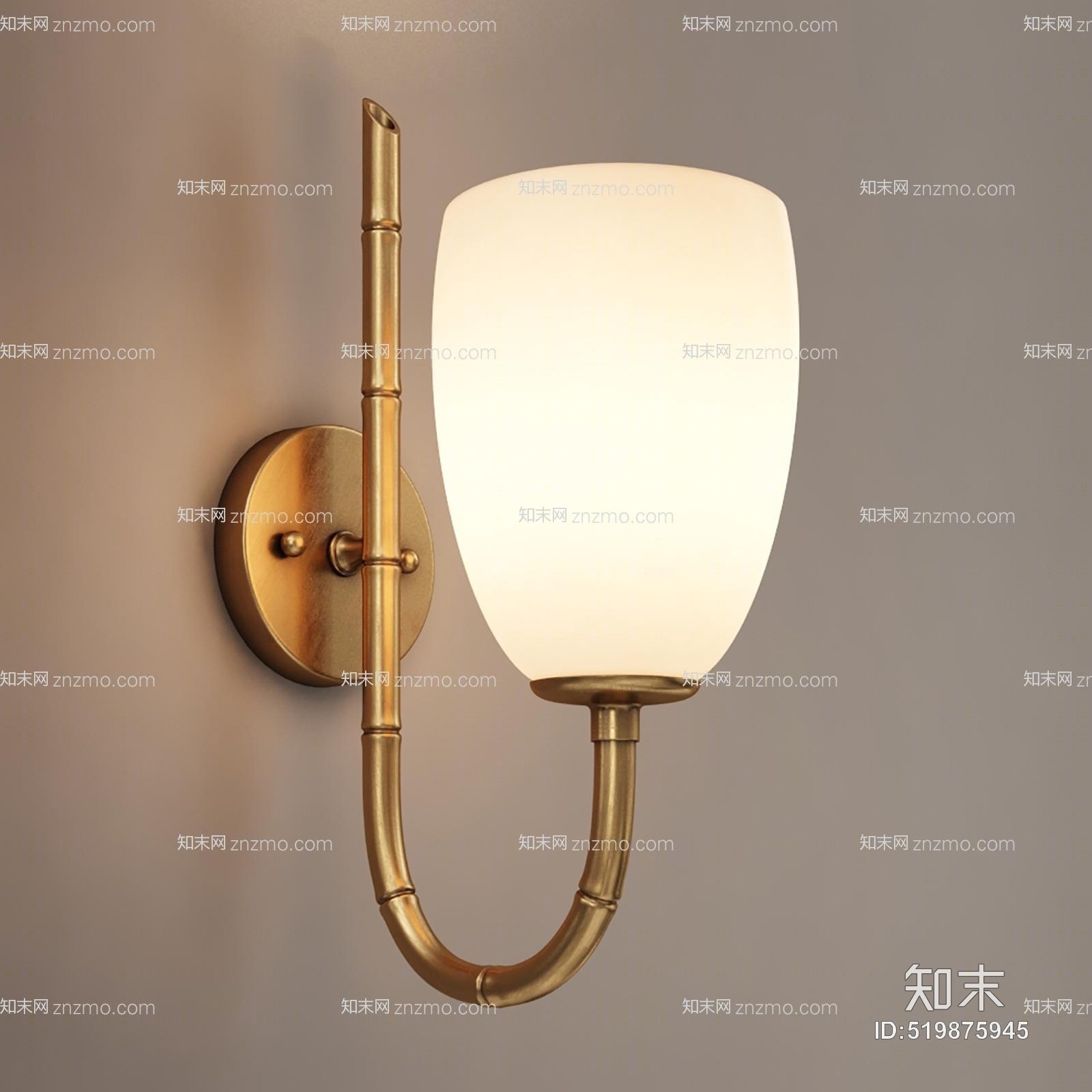 现代室内壁灯3D模型下载【ID:519875945】