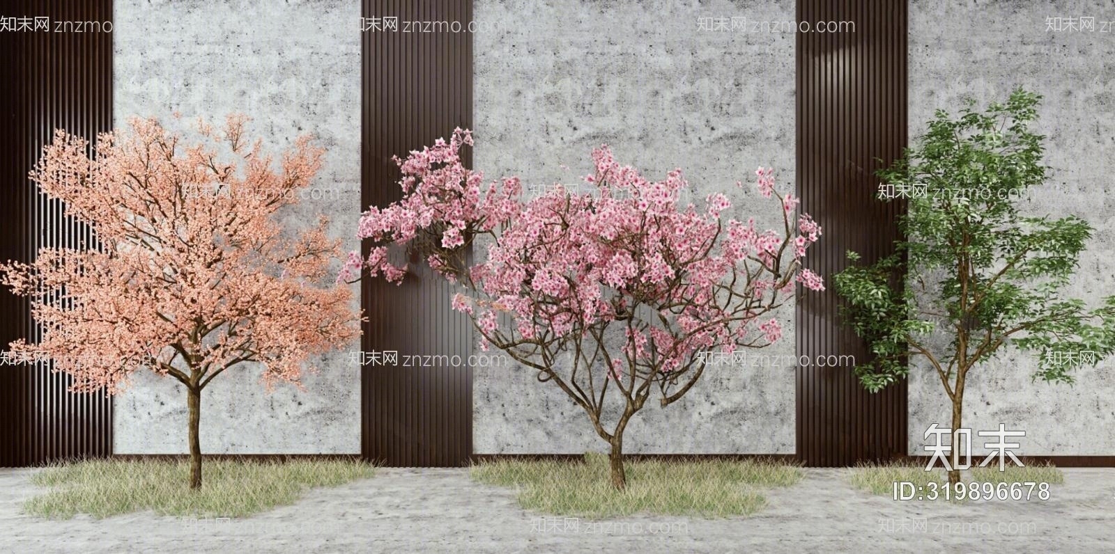 桃树3D模型下载【ID:319896678】