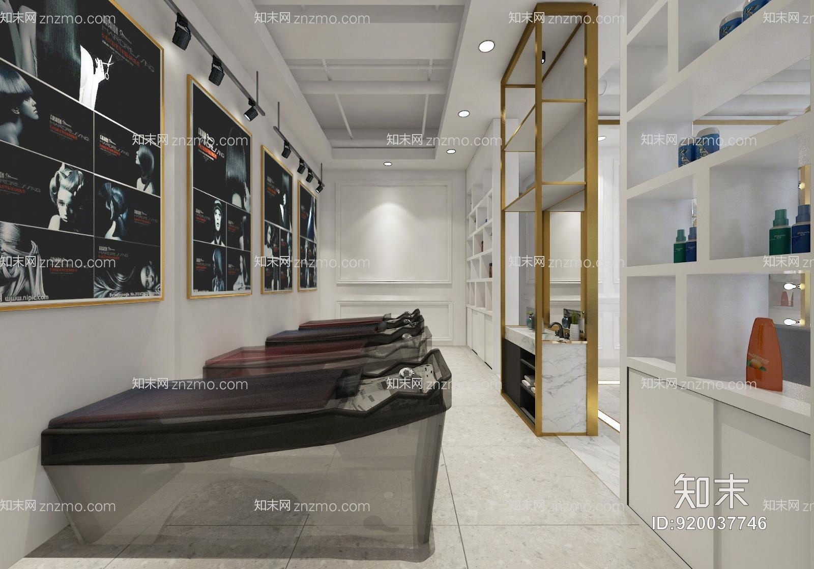 发廊3D模型下载【ID:920037746】