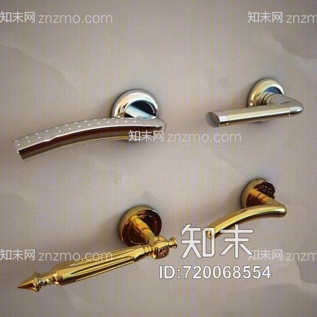 门把手模型3D模型下载【ID:720068554】