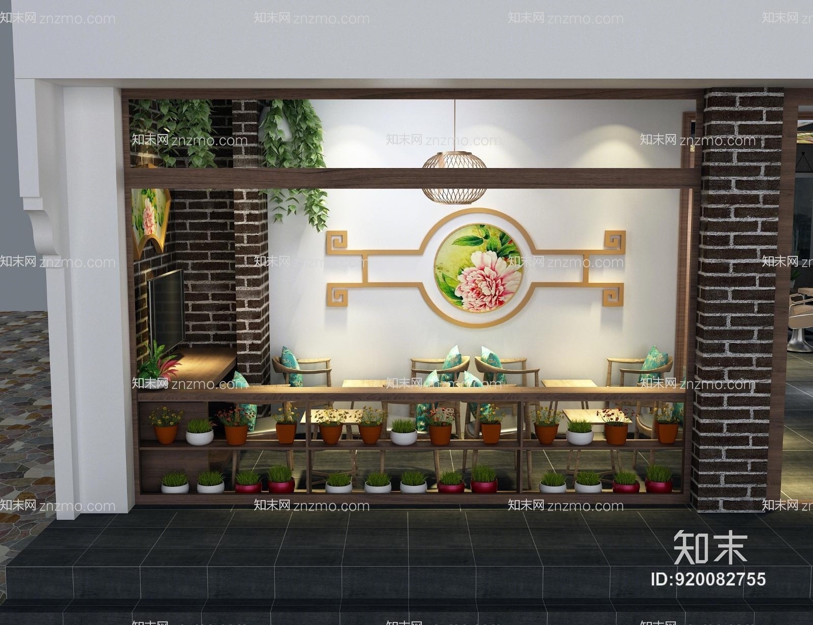 中式门头3D模型下载【ID:920082755】