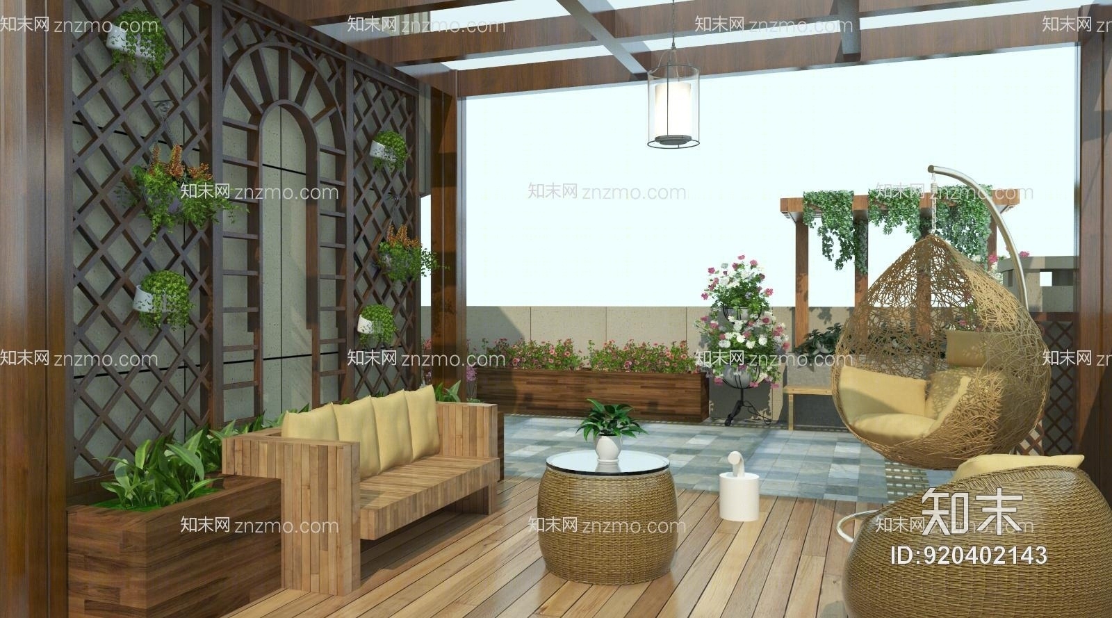 简约欧式楼顶3D模型下载【ID:920402143】