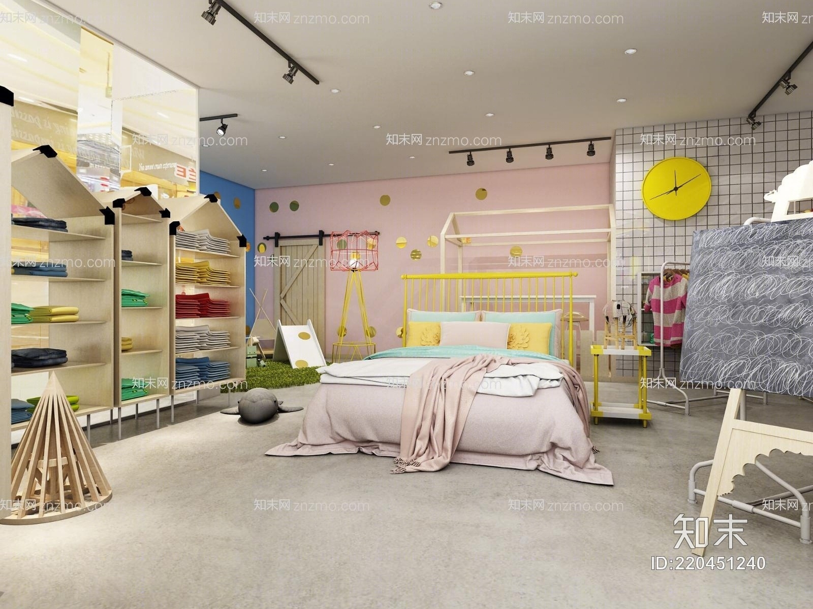 母婴店3D模型下载【ID:220451240】