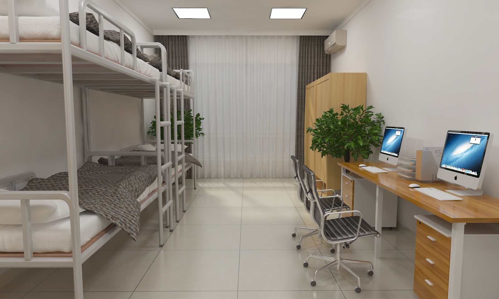 宿舍3D模型下载【ID:220495668】
