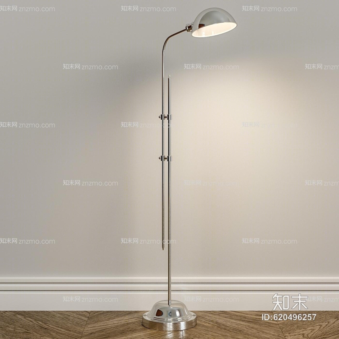 高精落地灯模型3D模型下载【ID:620496257】