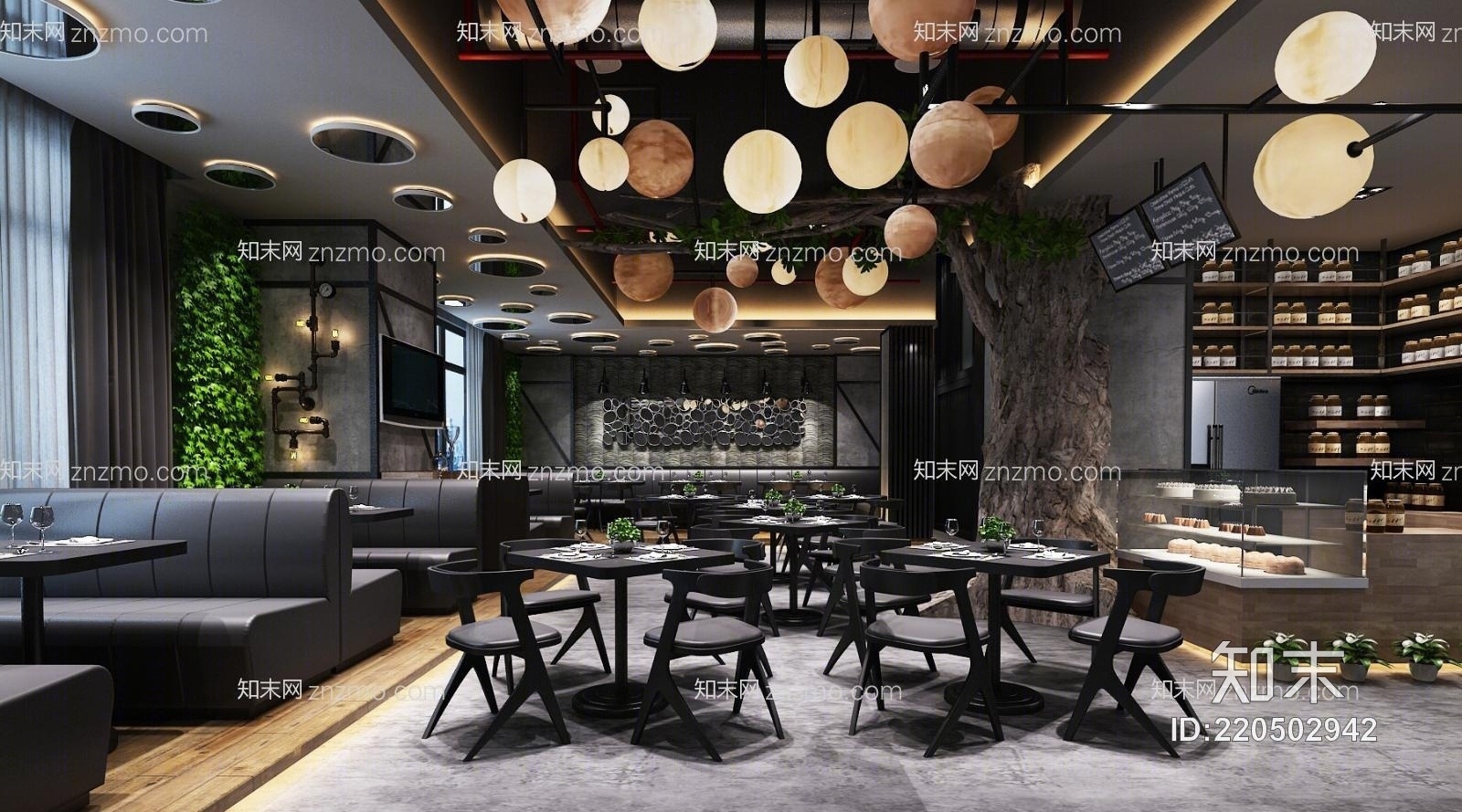 餐厅3D模型下载【ID:220502942】