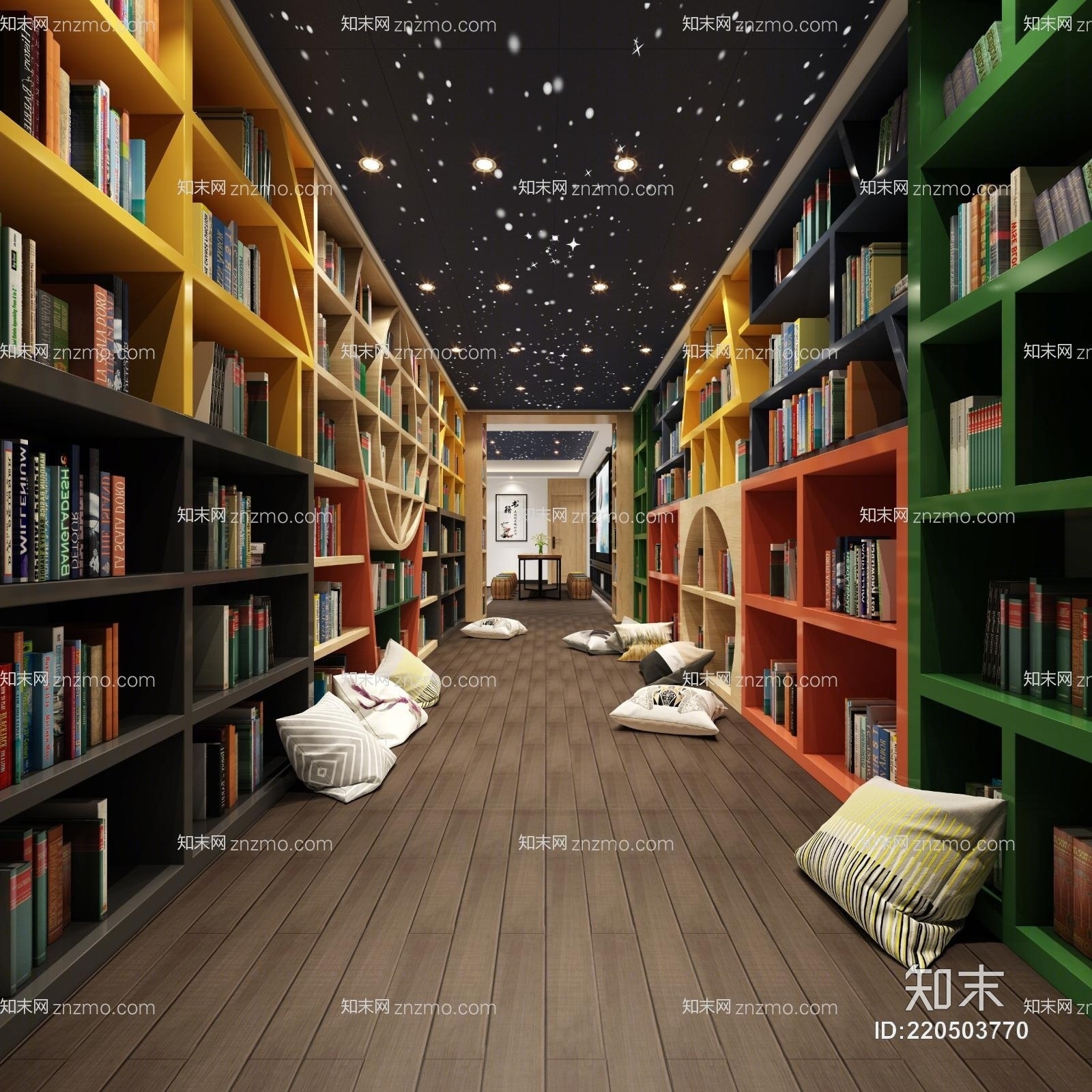 图书馆儿童区3D模型下载【ID:220503770】