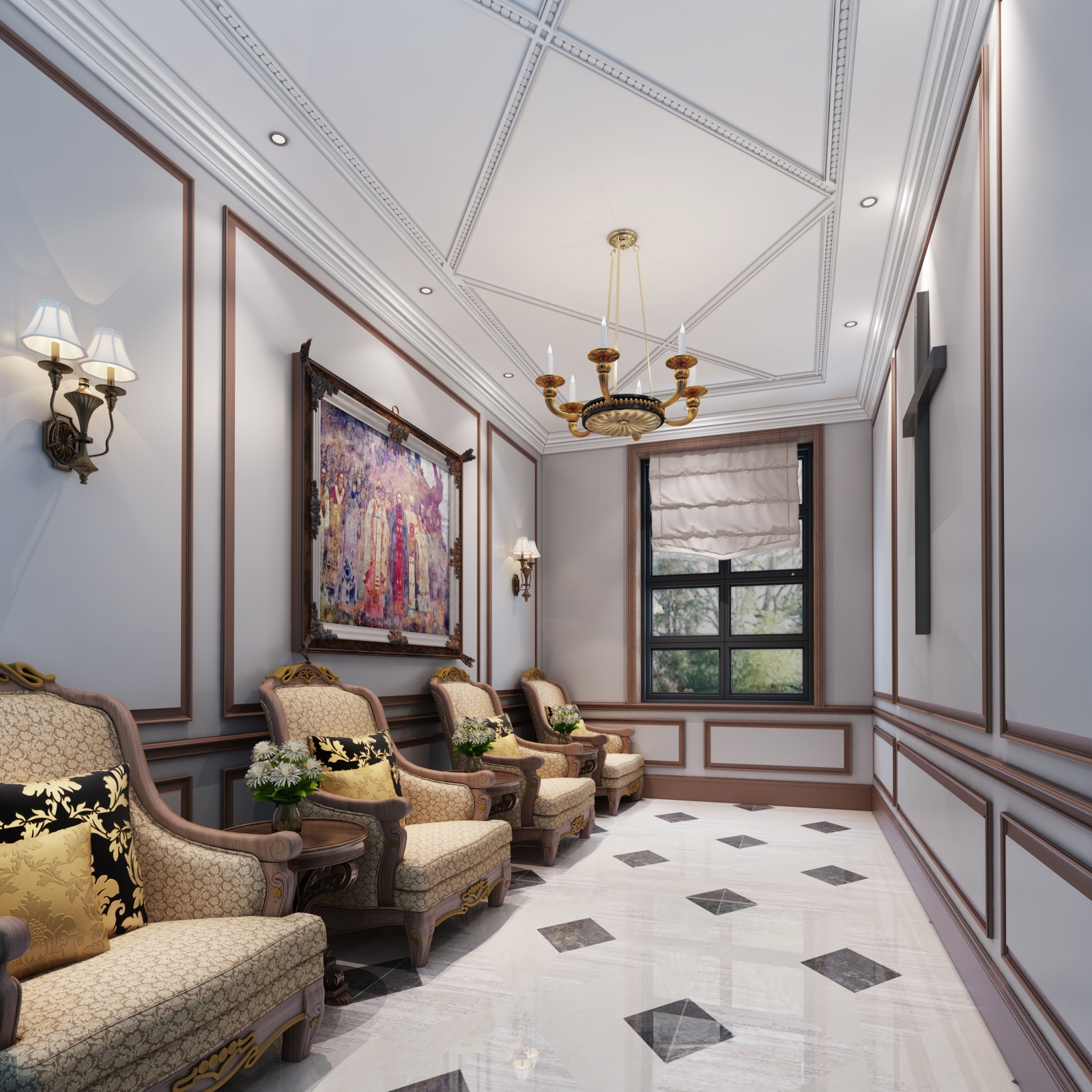 欧式古典教堂3D模型下载【ID:920511575】