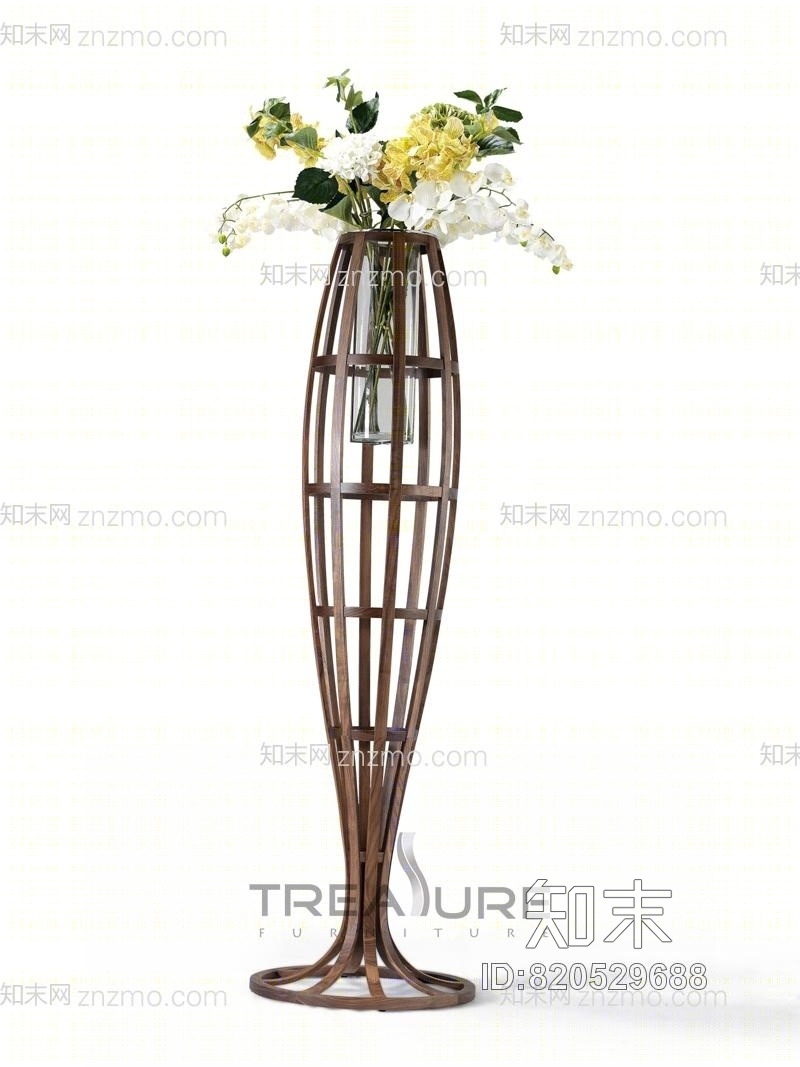 现代花架3D模型下载【ID:820529688】
