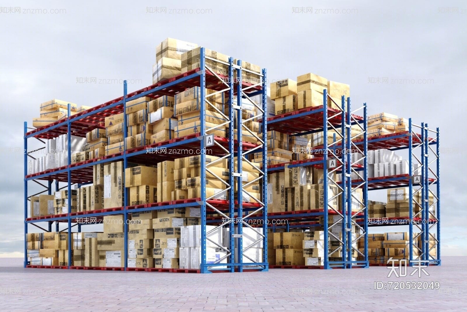 货物3D模型下载【ID:720532049】