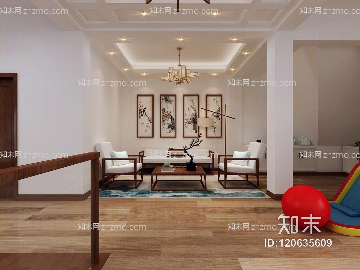 儿童游乐区阁楼3D模型下载【ID:120635609】