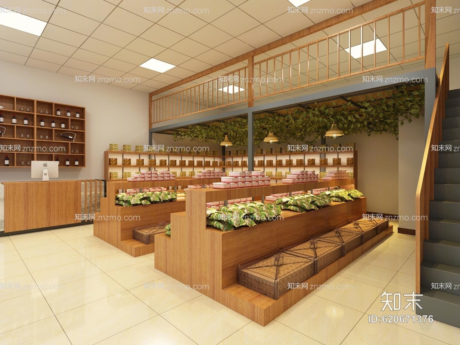 土特产店铺3D模型下载【ID:620671376】