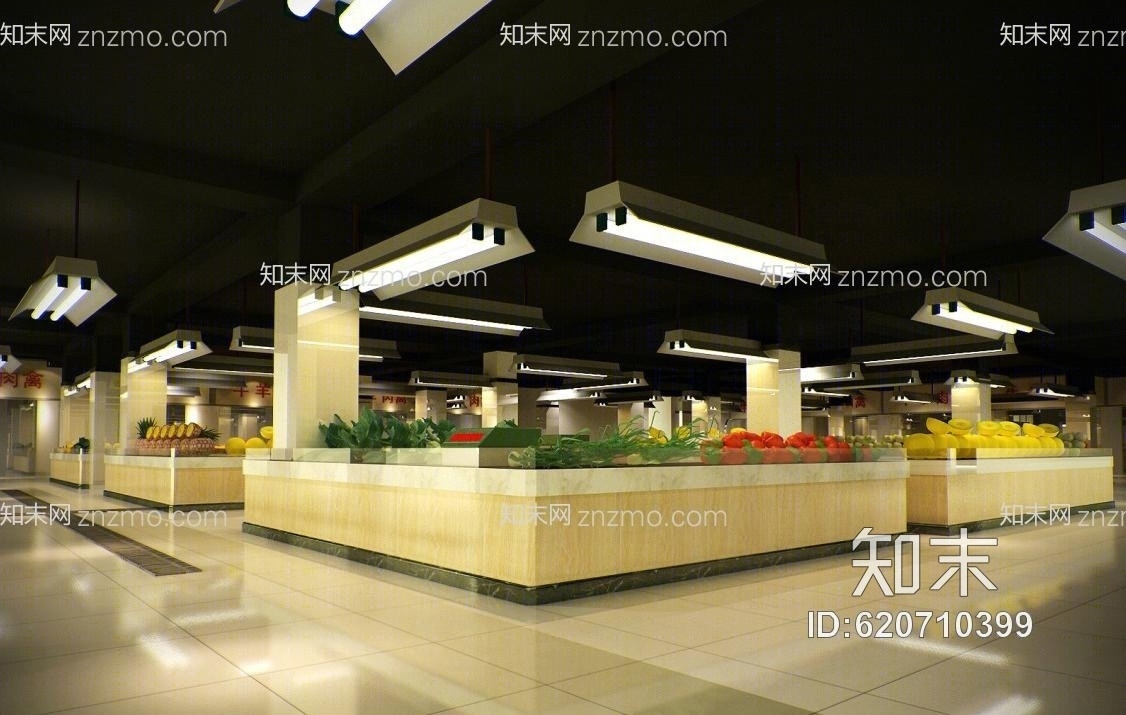 工业超市3D模型下载【ID:620710399】
