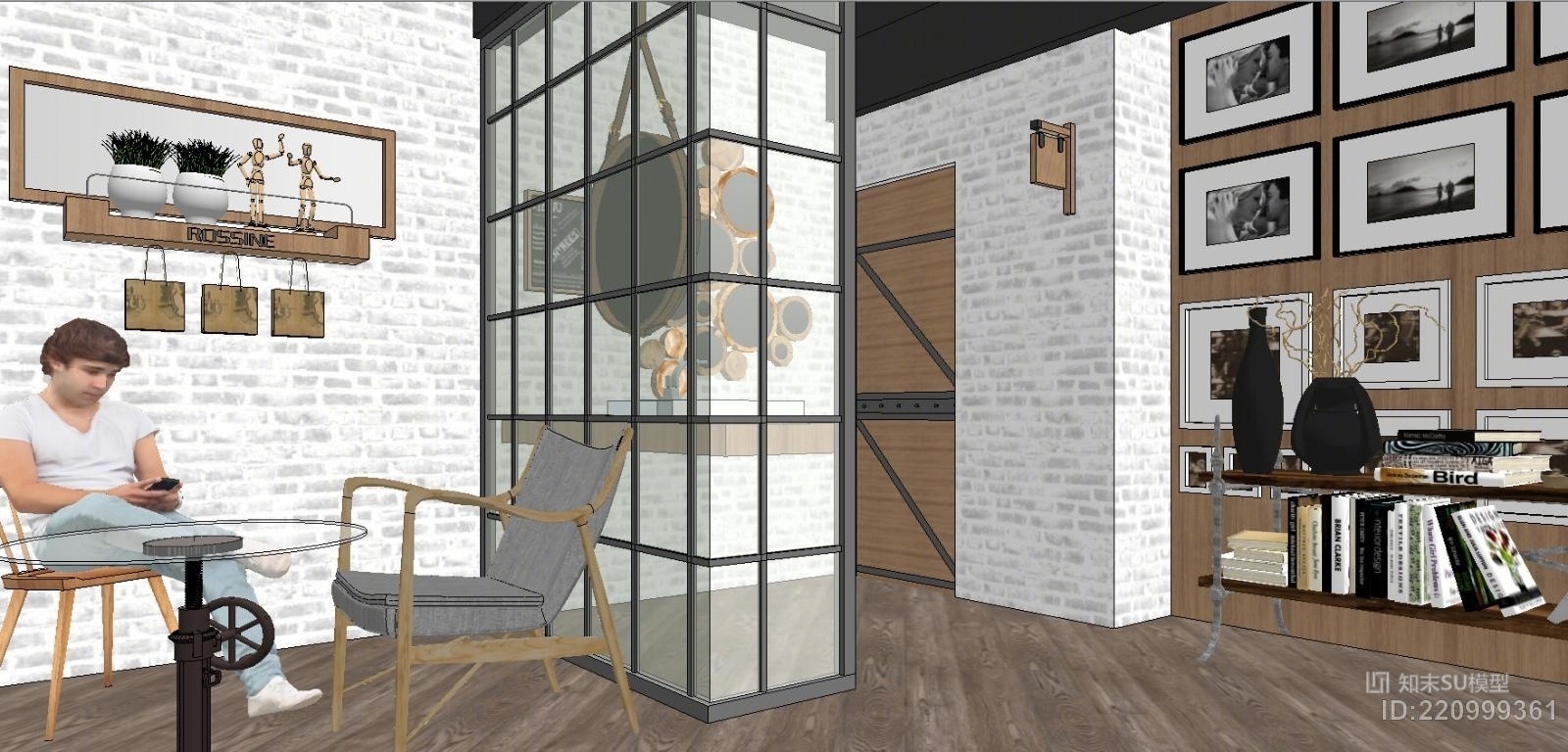 LOFT服装店SU模型下载【ID:220999361】