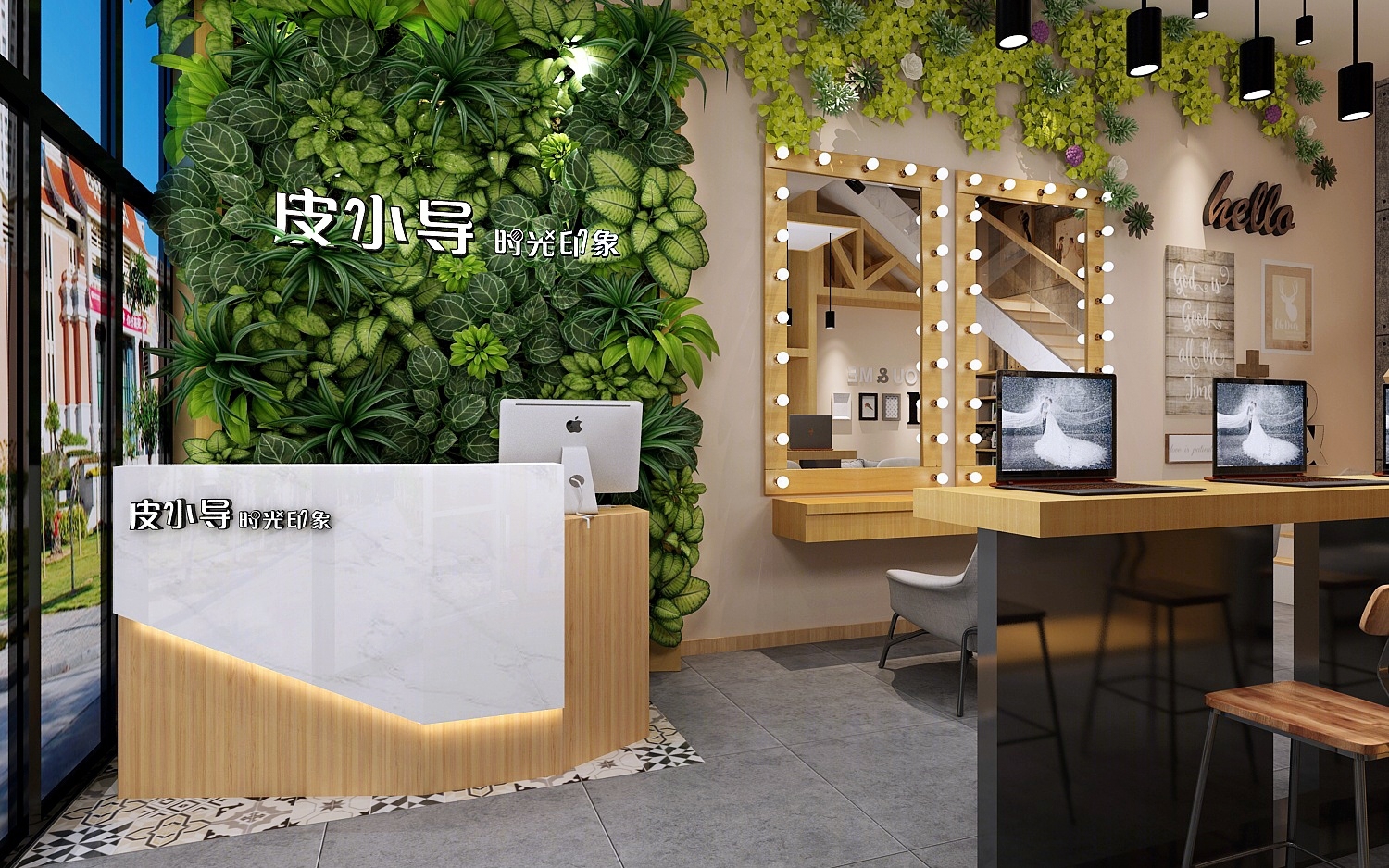 工业风婚纱店3D模型下载【ID:821241128】