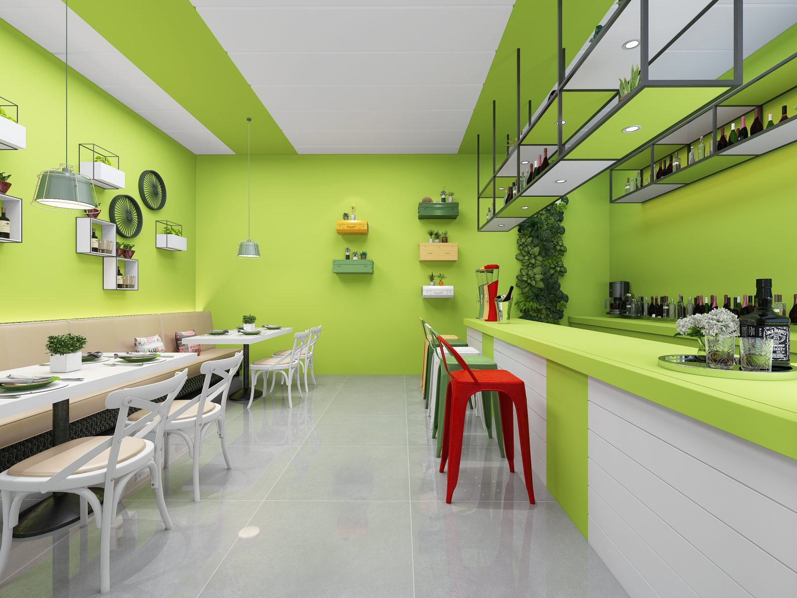 现代饮料店3D模型下载【ID:321519174】