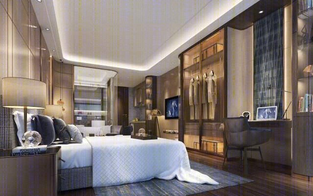 后现代售楼部样板房3D模型下载【ID:121524733】