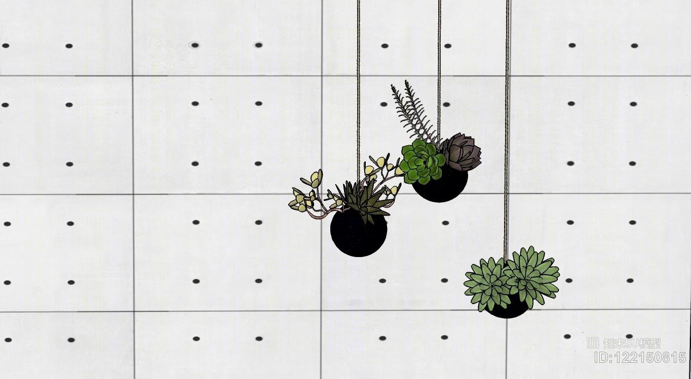 吊篮SU模型下载【ID:122150815】