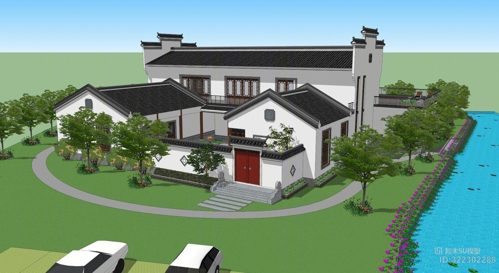 徽派SU模型下载【ID:322302288】