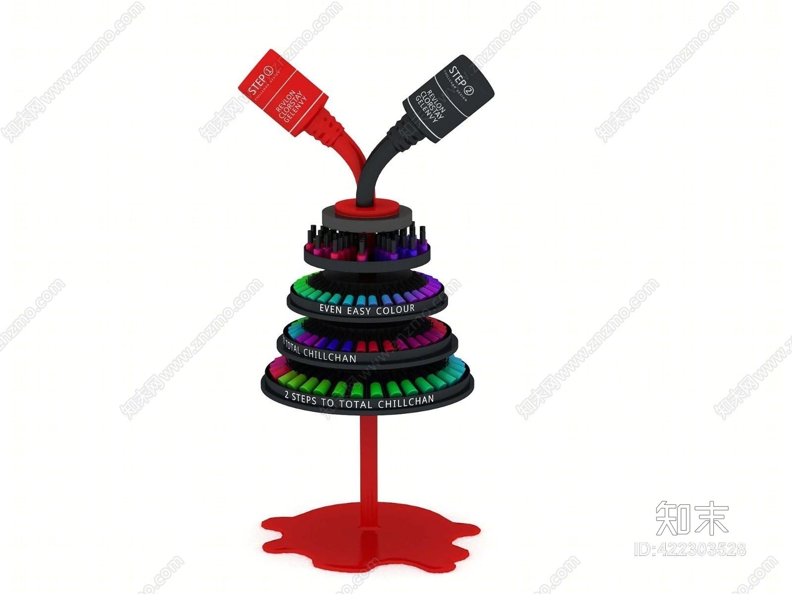 化妆品模型3D模型下载【ID:422303528】