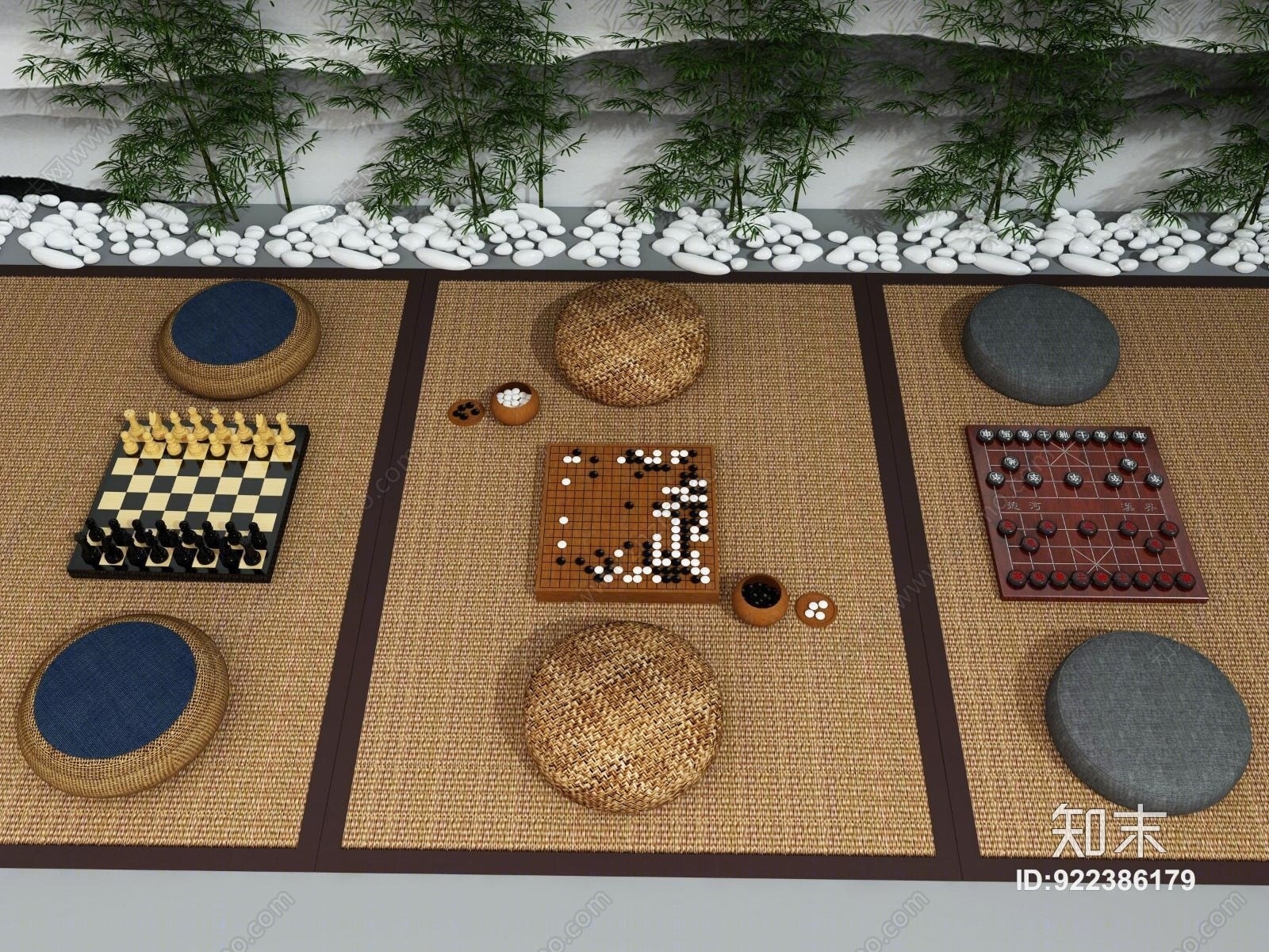 新中式象棋3D模型下载【ID:922386179】