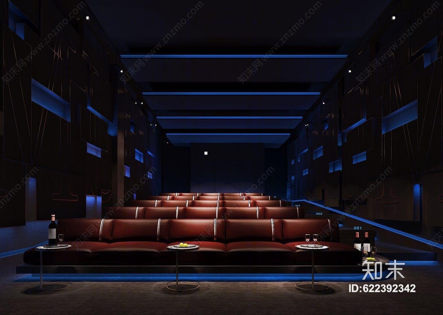 现代迷幻影院3D模型下载【ID:622392342】