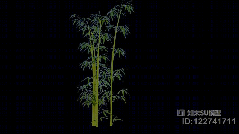 竹子SU模型下载【ID:122741711】