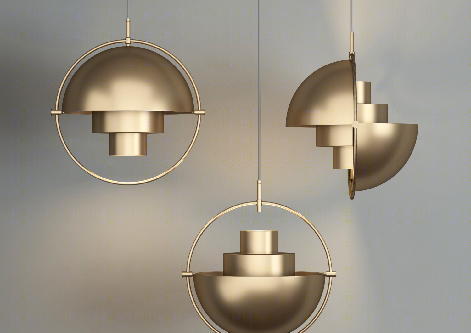 灯具 灯具集合 吊灯 现代轻奢金属吊灯3d模型下载【id:523003856】