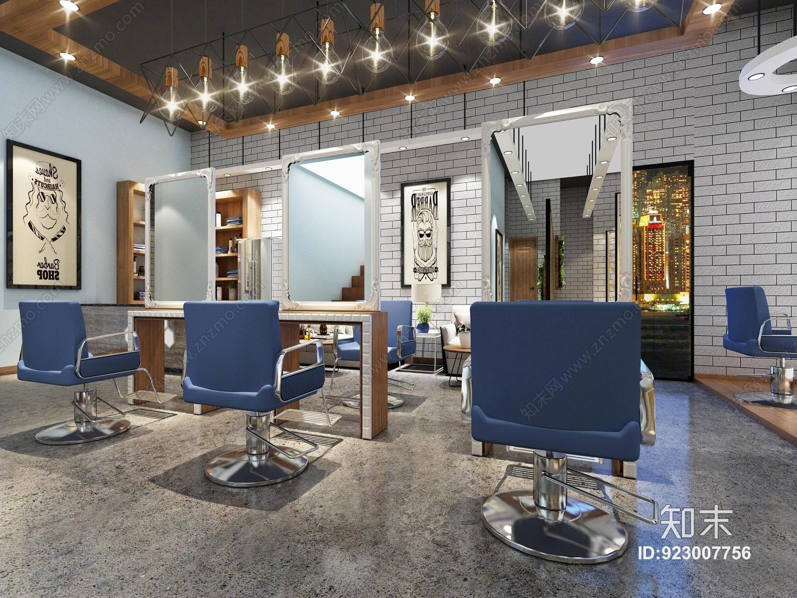 现代理发店3D模型下载【ID:923007756】