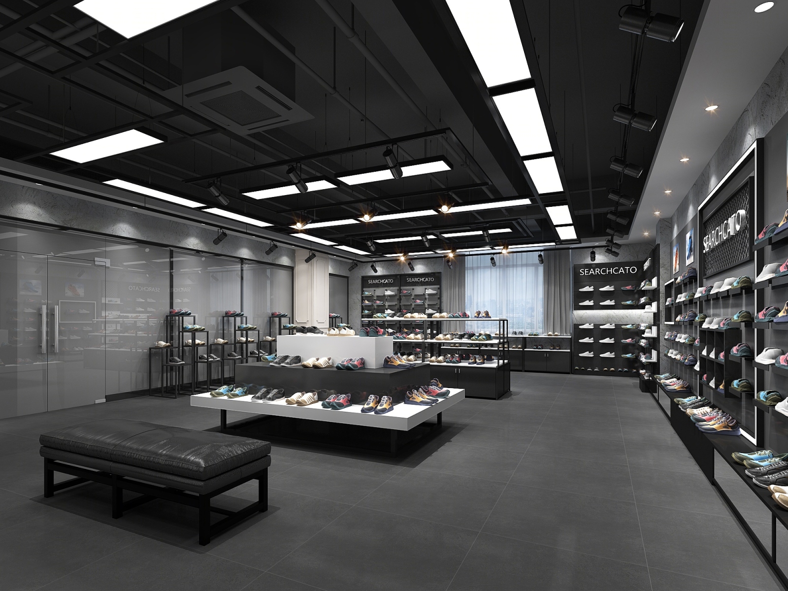 现代鞋店3D模型下载【ID:723017720】