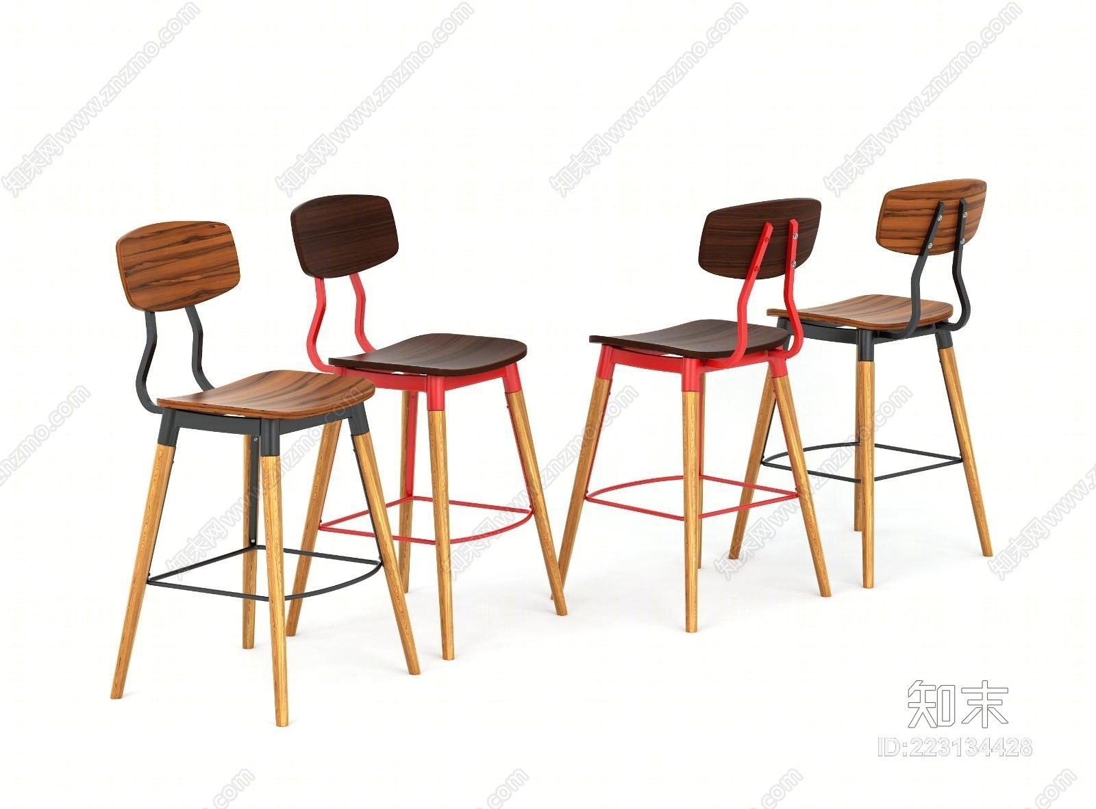 现代椅子模型3D模型下载【ID:223134428】