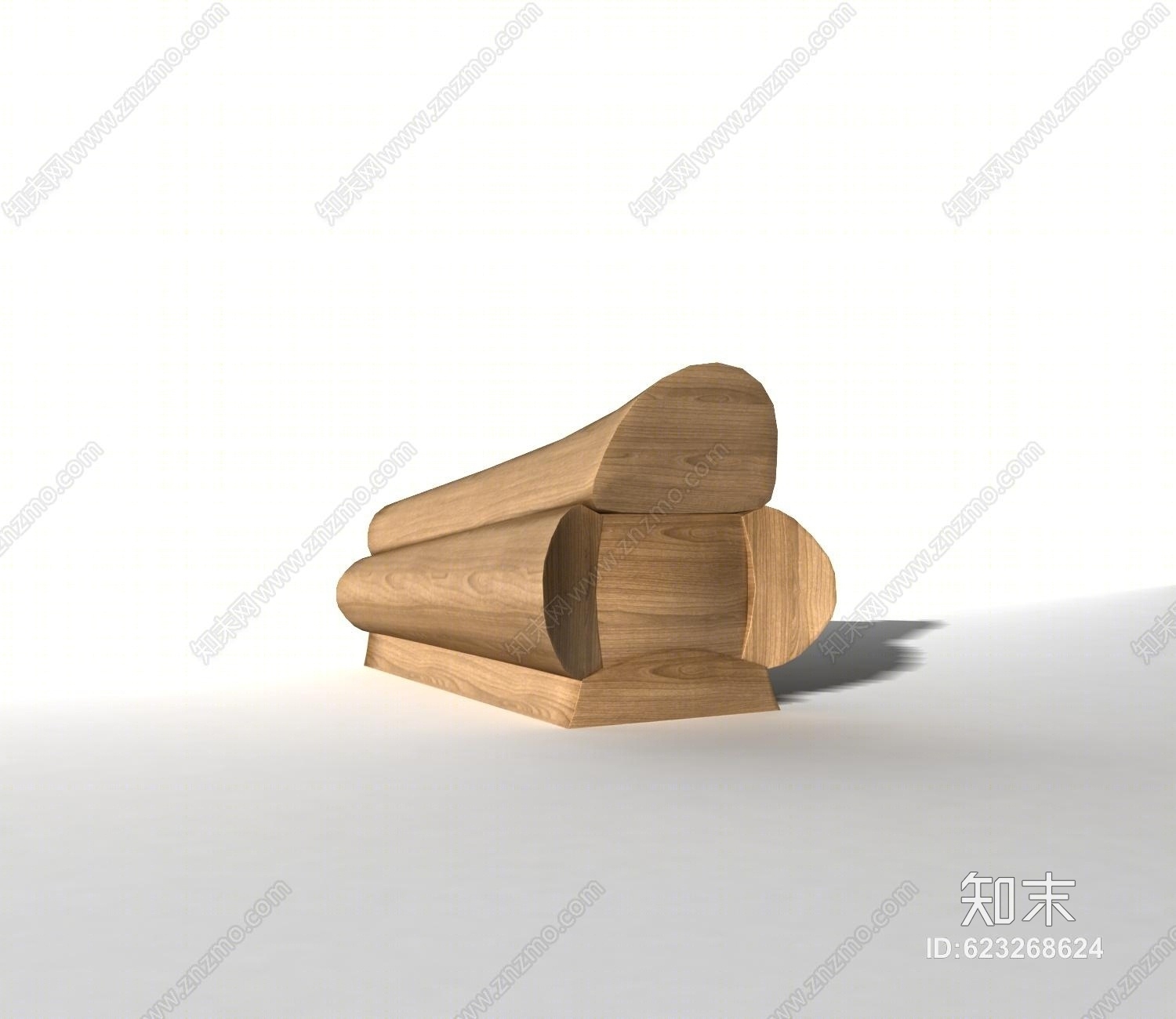 传统中式棺材3D模型下载【ID:623268624】