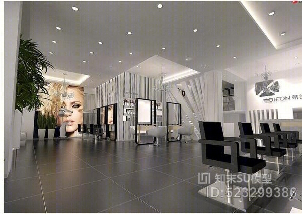 现代理发店SU模型下载【ID:523299386】