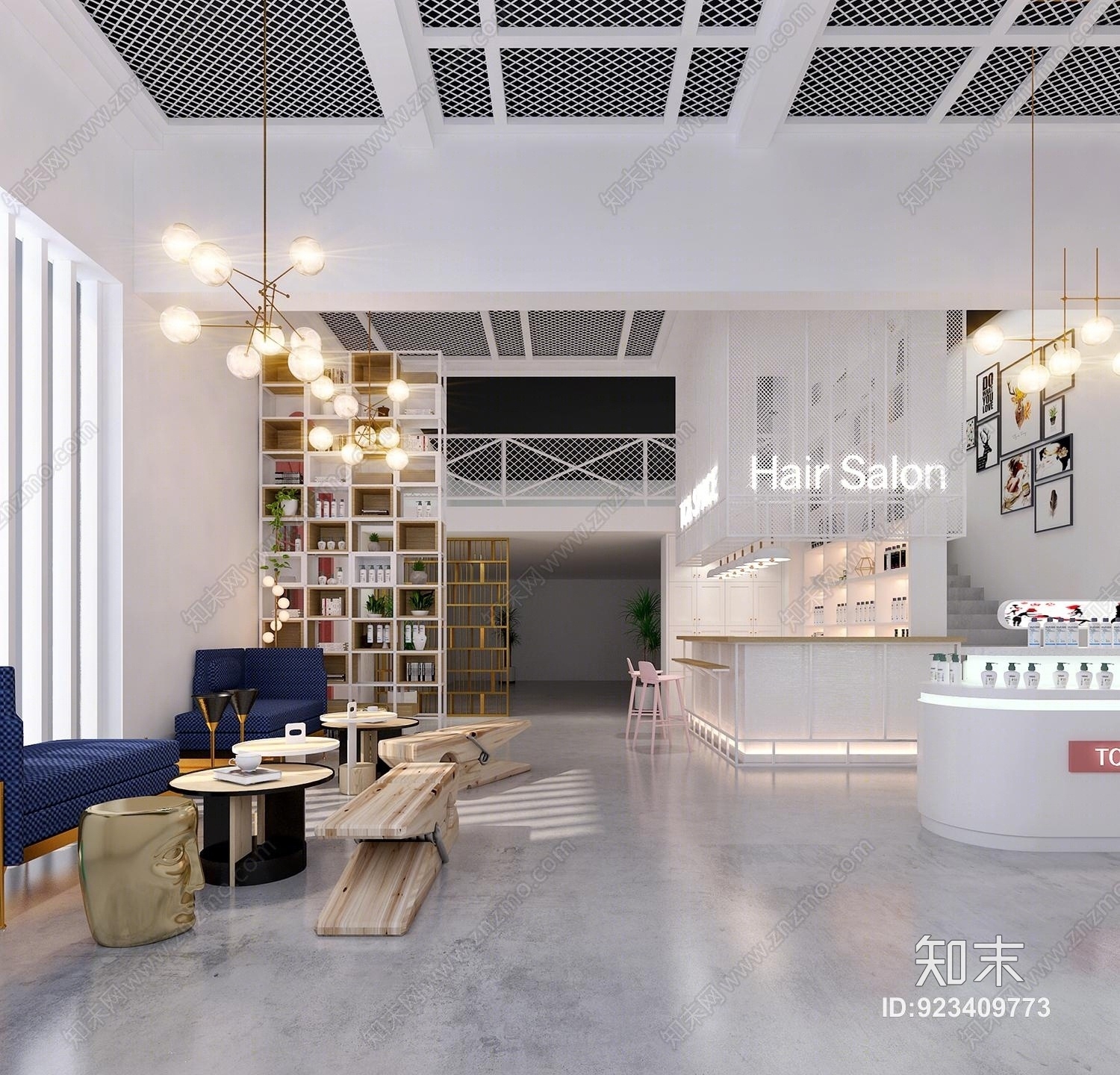 现代公司大厅3D模型下载【ID:923409773】