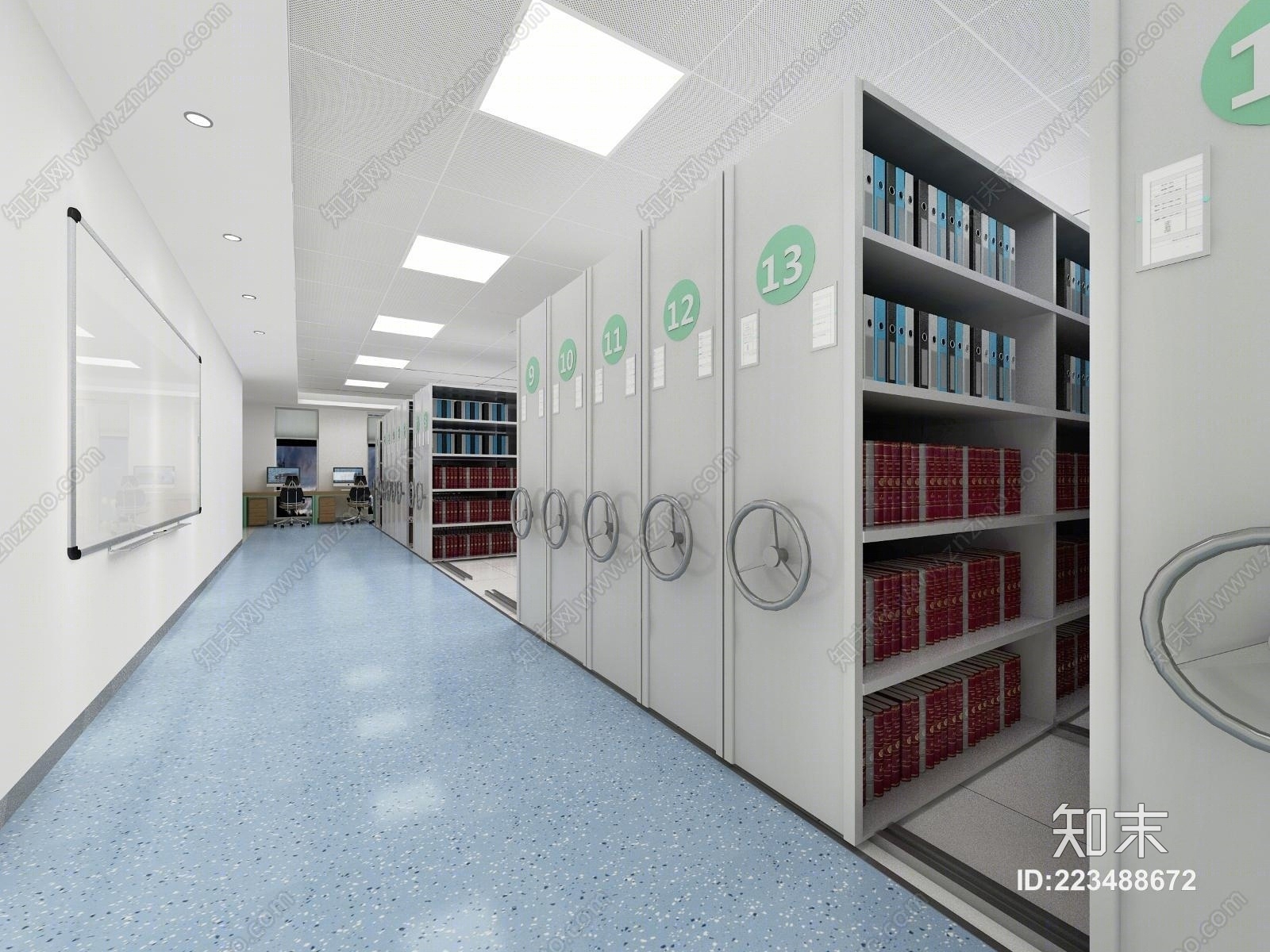 现代公共空间3D模型渲染效果图