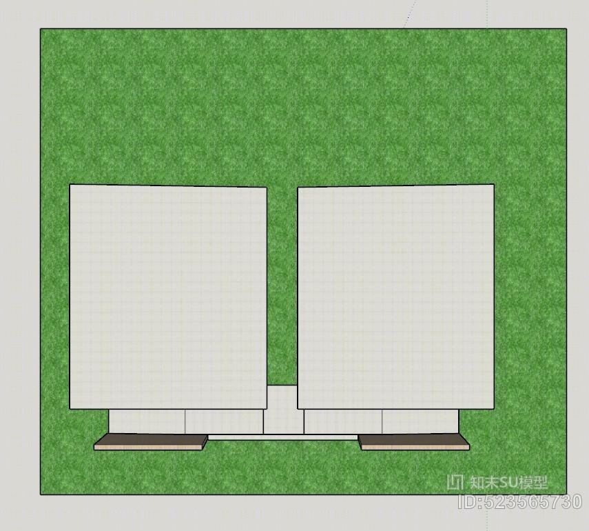 公园景区公共厕所SU模型下载【ID:523565730】