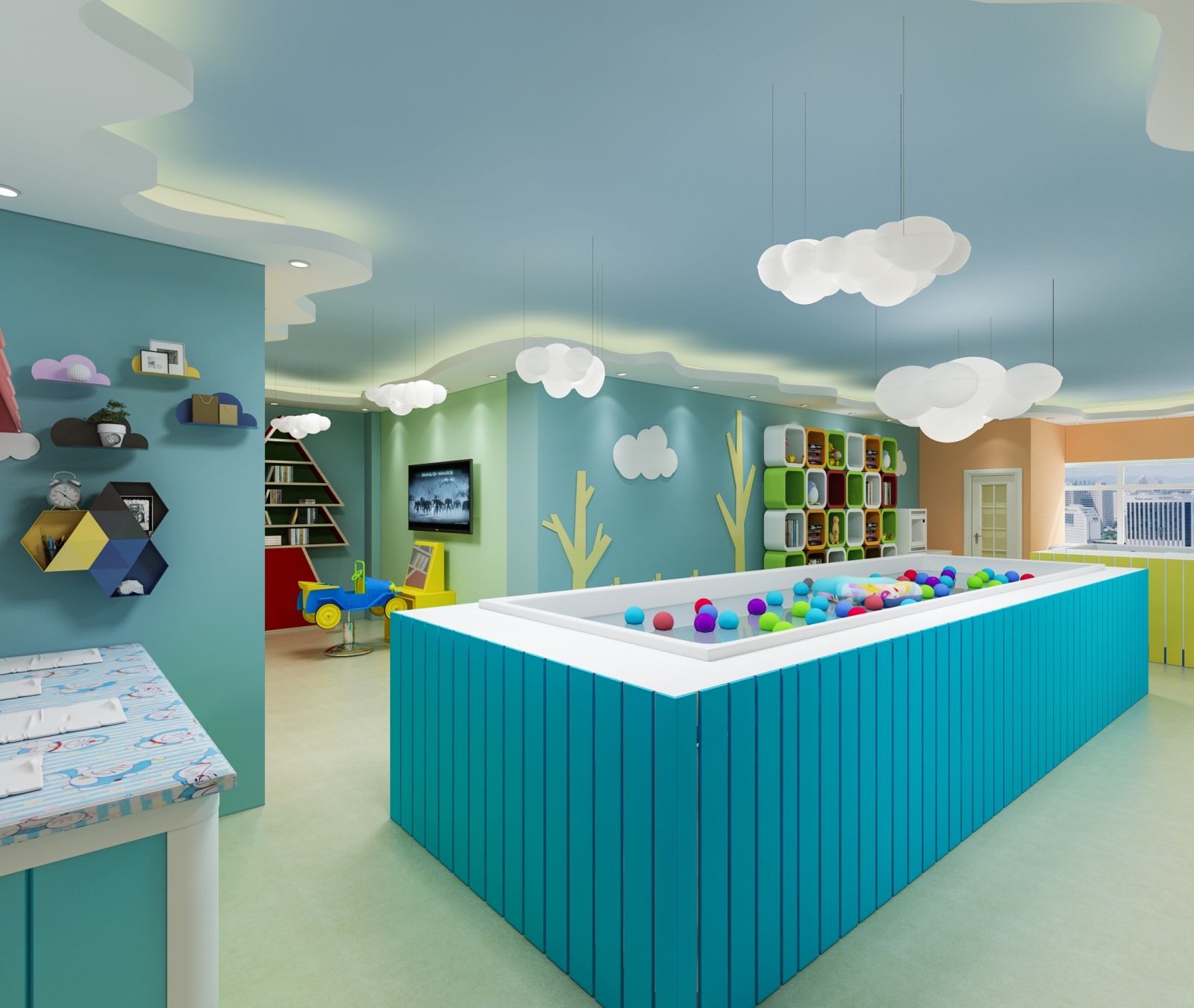现代母婴店3D模型下载【ID:223772663】