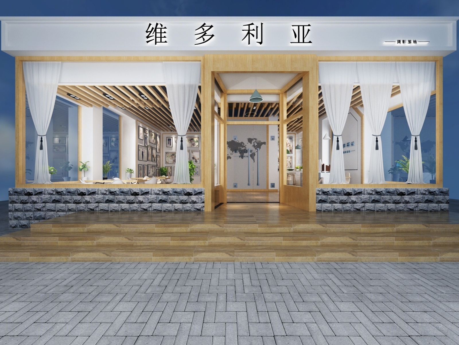 北欧婚纱摄影3D模型下载【ID:523775577】