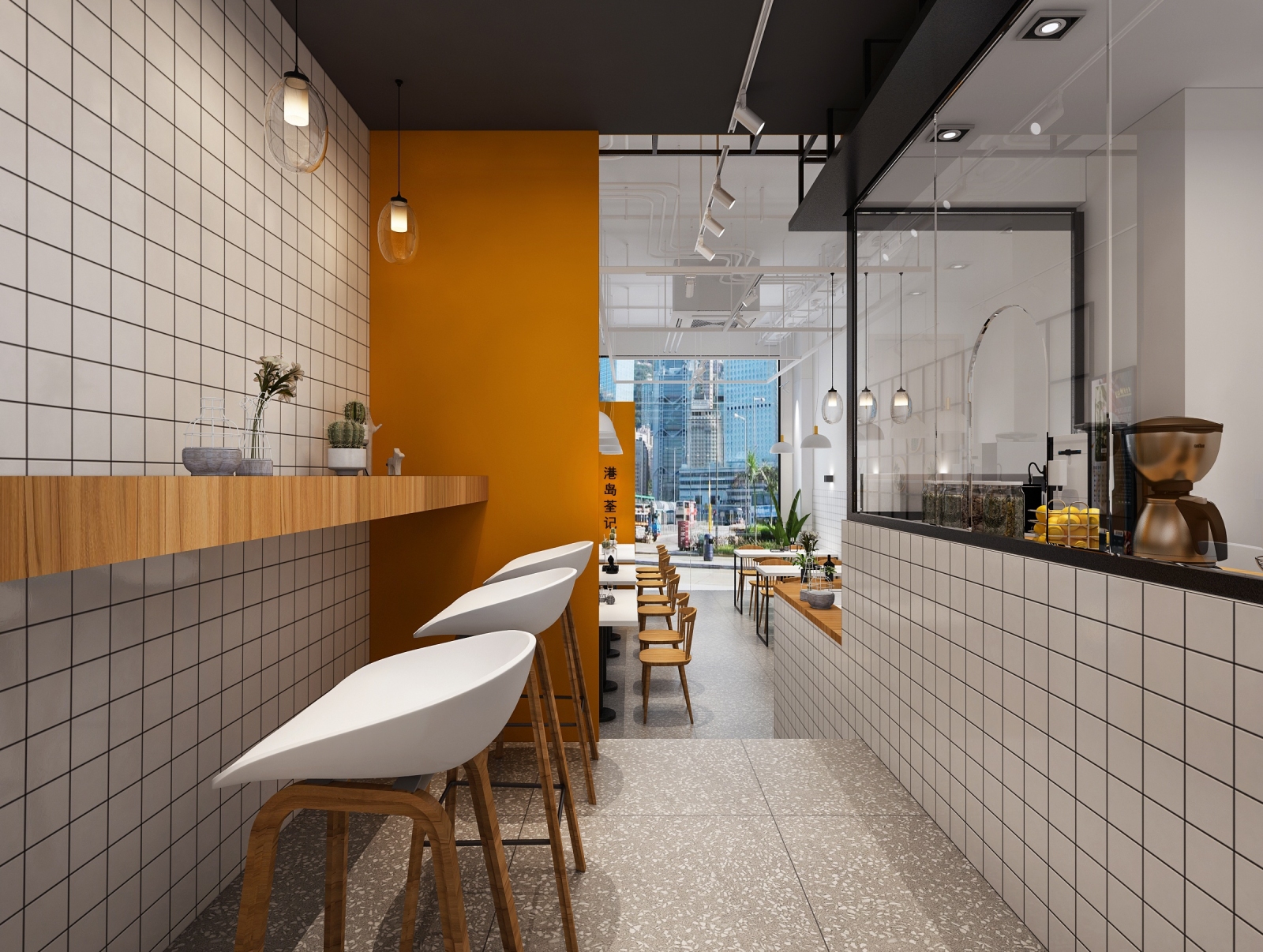 现代工业茶餐厅3D模型下载【ID:323777138】