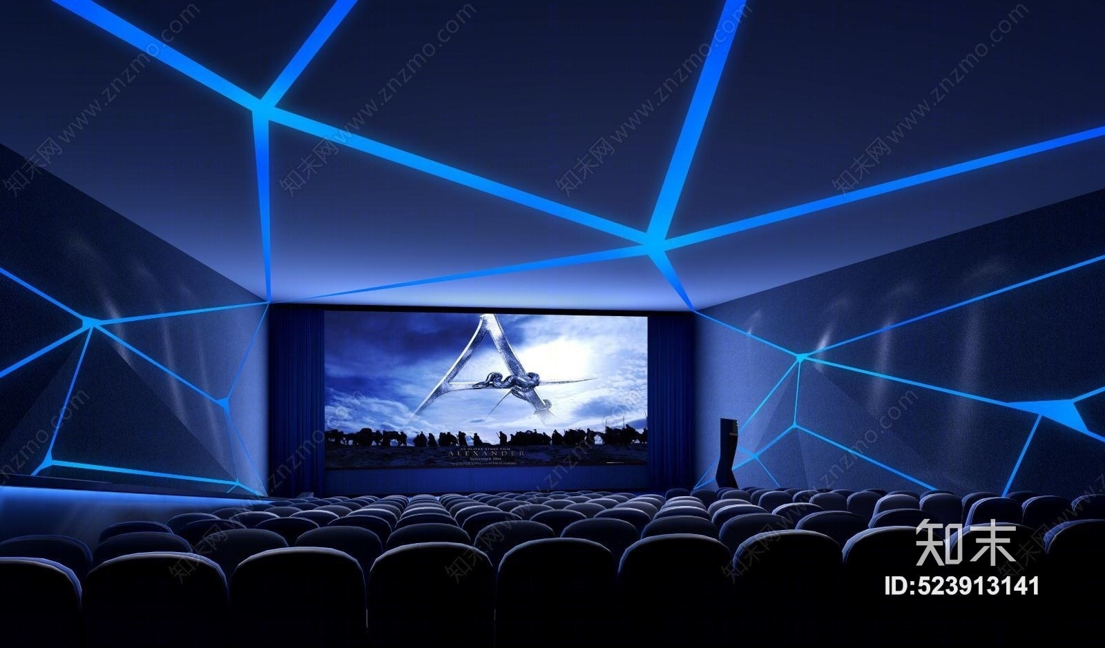电影院3D模型下载【ID:523913141】